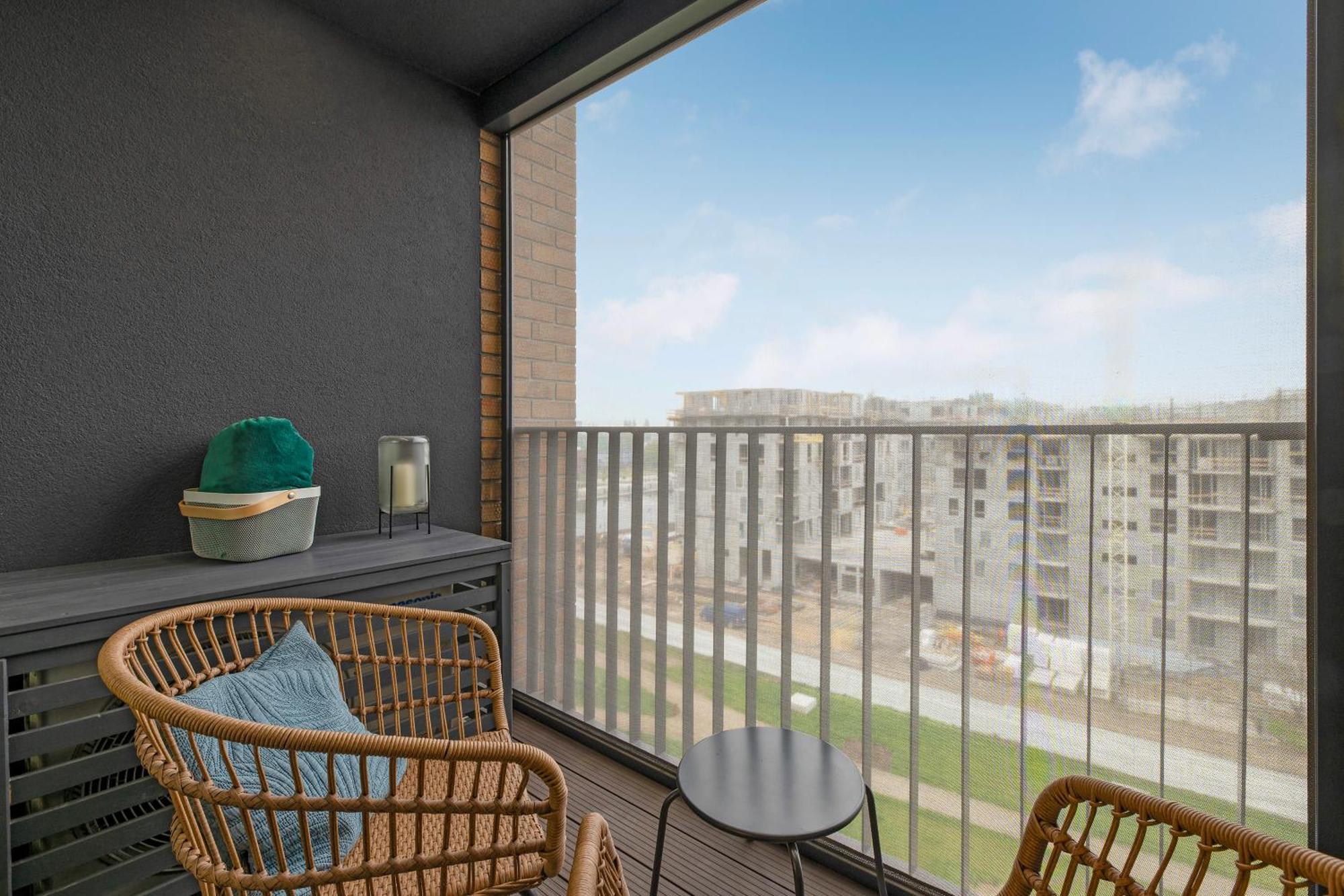Chlebova - Riverside View Terrace, Free Parking, Gym & Kidsplay By Downtown Apartments Гданьск Экстерьер фото